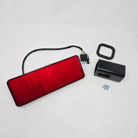 Da Vic Auto 2" Receiver Tow Hitch Brake Reverse Signal Light Cover Red Reflector Large Pixel