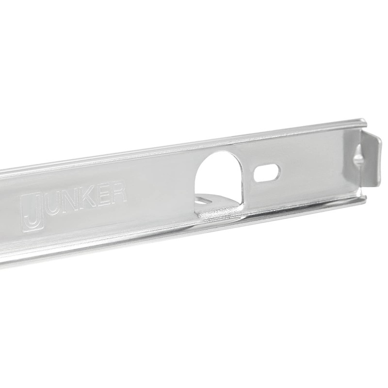 KV4-45-H45-L300-NF Full Extension Slides with Support Angle (Length 300 mm