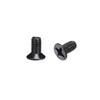 sourcing map M3 x 6mm Phillips Screw Fastener Black for