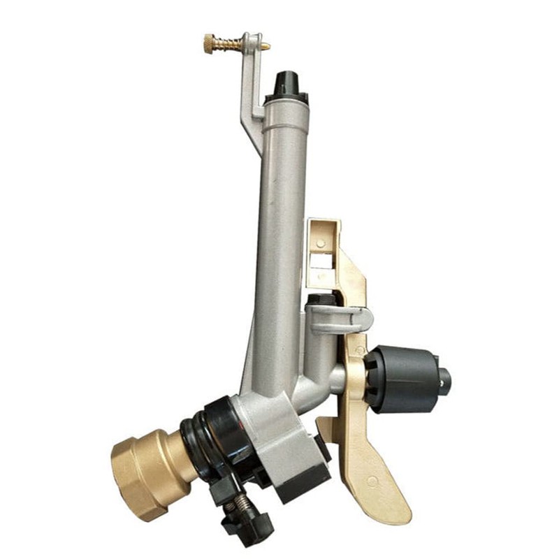 1.5'' Agriculture Irrigation Sprinkler Gun, 360° Adjustable Impact 5.1-25m³ /H,