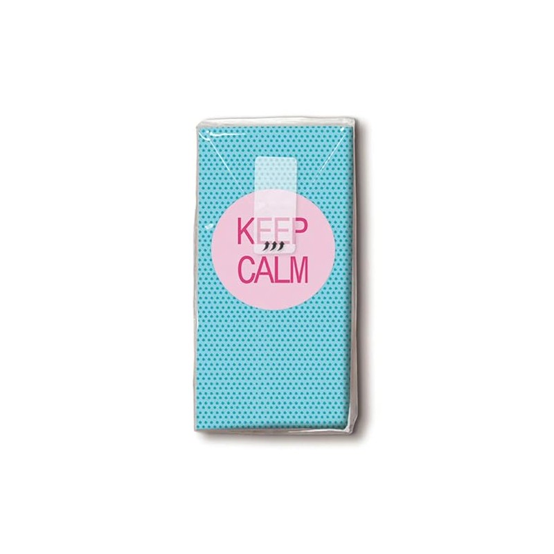 PAPER+DESIGN Motif Handkerchief FSCMix 10 Pieces Keep Calm