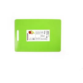 Fackelmann 521602 Chopping Board in PL 31.5 x 19 cm, Colours: Green, Red, Orange, Quantity: 1 Piece, Polypropylene