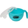By The Cup Microwave Bowl with Handle, Locking-Clip Lid, and