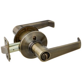 Schlage F51AELA609 Antique Brass Elan Keyed Entry F51A Panic Proof Door Lever