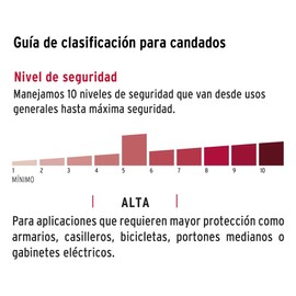 Hermex Basic COR-75ZP, Candado antipalanca, 75 mm, cuerpo metálico