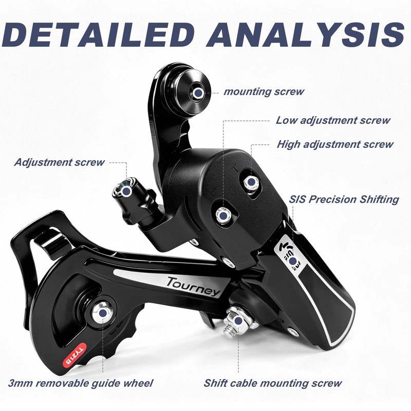 Bike Rear Derailleur RD-TY21B 6/7 Speed Direct Mount Derailleur for