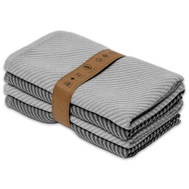 Ossano - Juego de 4 toallas de mano de cocina, de secado rápido y absorbente (30 x 20 pulgadas), suaves y fáciles de limpiar, multifuncionales, perfectas como toallas, trapos de bar, paños de cocina