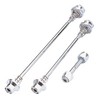 TRANZ-X 061-3 Skewer 3-Piece Set, SL, Silver