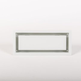 Fittes Framed Wall Vent [Lite]- 6" X 12" Cotton White