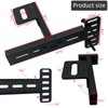 2 Pack Headboard Bracket Kit for Metal Bed Frame, Adjustable