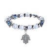 Wendalern Evil Eye Hamsa Bracelet - Crystal Beads Fatima Hand