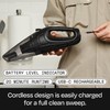 BUFF Handheld Vacuum Cordless - Portable and Rechargeable Car Vacuum