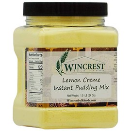 Instant Lemon Creme Pudding - 1.5 Lb Container
