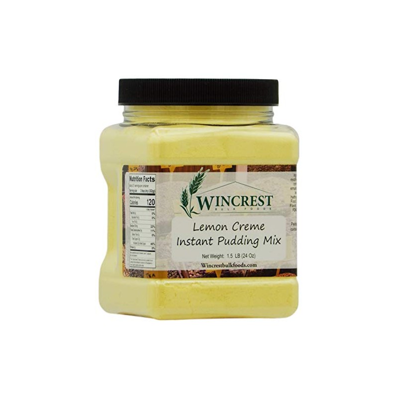 Instant Lemon Creme Pudding - 1.5 Lb Container