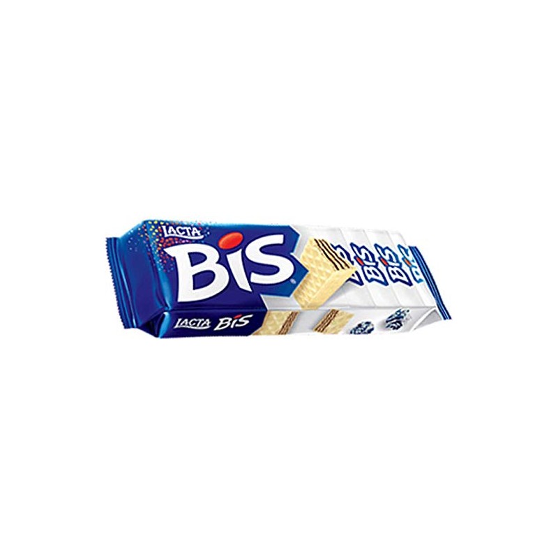 Lacta - Bis - White Chocolate Wafer - 4.44 Oz