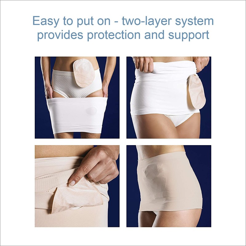 Corsinel StomaSafe Plus Ostomy/Hernia Support Garment Light 3216 by TYTEX