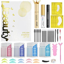 Libeauty- Kit de levantamiento de pestañas Kit de laminación de cejas con suero para el crecimiento de pestañas El nuevo kit de permanente de cejas puede durar 68 semanas