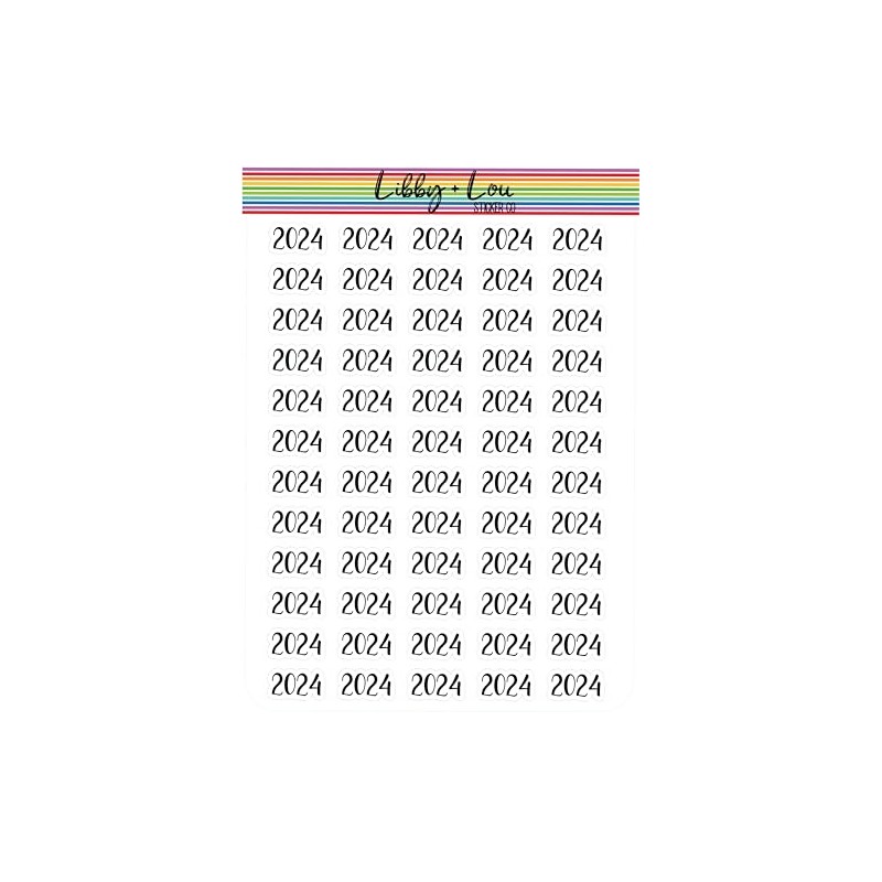 2024 Planner Sticker | Libby and Lou Sticker Co