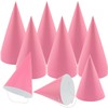 zsccxq 24 PCS Pink Party Cone Hats DIY Birthday Paper