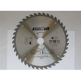 1 HM Circular Saw Blade for Wood and Plastic - 40 Teeth - Diameter 250 mm x 30 mm / Saw Blade / Circular Saw Blades