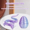 3D Dragon Egg Articulating Gemstone Crystal Dragon Figurine 3D Eggs