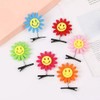 Set de 12 Pinzas para Cabello Flor con Resorte y