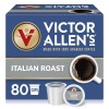 Victor Allen's Coffee Italian Roast, Dark Roast, 80 Count, Single