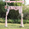Cheesecloth Table Runner, Pink Table Runner for Weddings & Events,