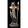 Egyptian Bastet Figurine Black Gold - Warrior Decoration Egypt Statue