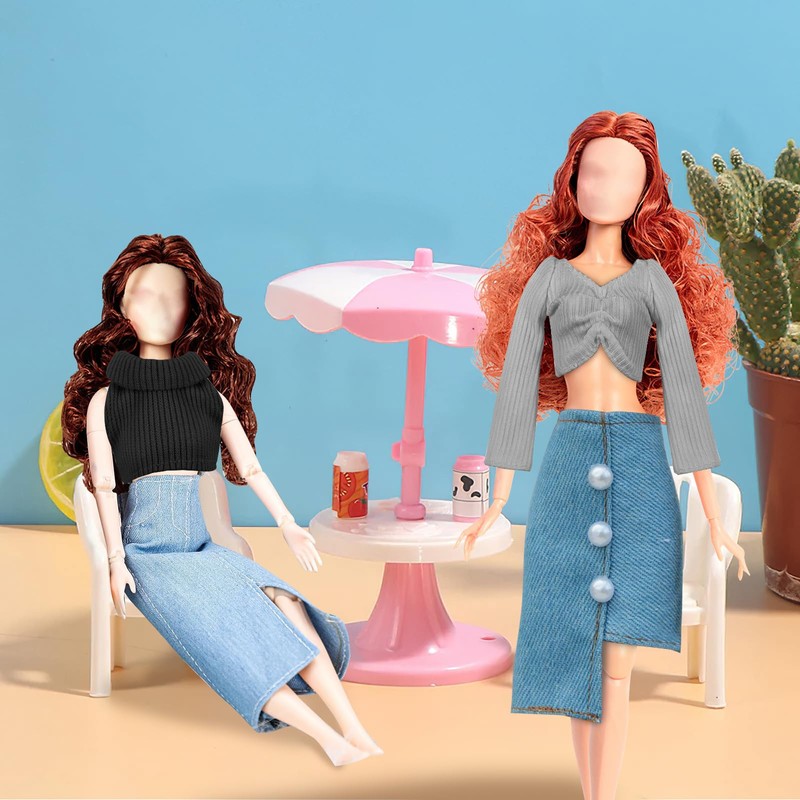 Doll Clothes, 6 Pieces Clothes for Dolls, Clothes for 30