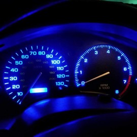 BlyilyB 20-Pack Blue Replacement Stock # 194 T10 168 2825 W5W 175 158 Bulb 5050 5 SMD LED Light 12V Car Interior Lighting For Map Dome Lamp Courtesy Trunk License Plate Dashboard Parking Lights