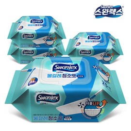 [Swan Rex] Ultra high basis weight 150gsm wet mop cleaning cloth standard type (cap type) 25 sheets x 4 packs / [스완렉스] 초고평량 150gsm 물걸레 청소포 표준형(캡형) 25매 x 4팩