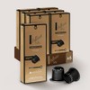 Vittoria Coffee Espresso Black 100% Arabica, 60 Nespresso Compatible Capsules