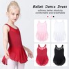 Soudittur Girls' Ballet Clothing Ballet Dress Kids Short Sleeve Ballet