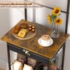 5 Tier Coffee Bar Station with Drawer, Kitchen Stand with