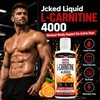 L-Carnitine 4000 Amped Orange, L-Carnitine Vitamin Supplements 473ML 16 FL
