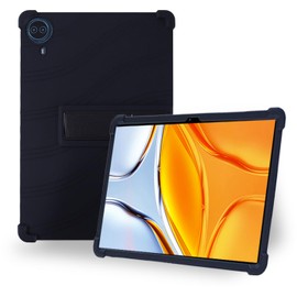 Case for Callsky-Pro/Callsky Ctab 14 / Teclast T70 14inch Android 14 Tablet,Adjustable Bracket,Soft Silicone Protective Cover with Adjustable Stand, Lightweight and Kid-Friendly(Black)