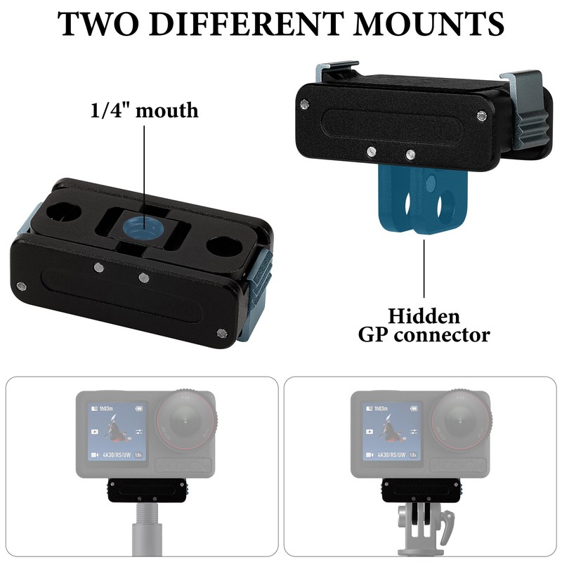 GEEKRIA Magnetic Quick Release Mount Compatible with DJI Osmo Action