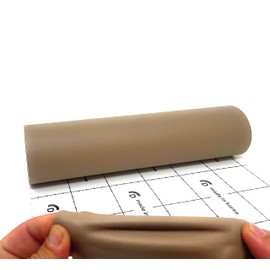 JNK NETWORKS Leather Repair Tape – 4 X 48 inches Self Adhesive Waterproof Flexible Repair Patch Kit for Sofa Seating Couch Car Seat Drivers Seat Furniture Chair Leather Goods Tan