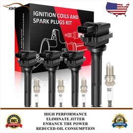 kintop_coilparts Ignition Coils & Iridium Spark Plugs For Suzuki Grand Vitara 1999-2005 V6 2.5L