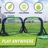 Sport Squad Portable Soccer Goal Net Set - Set of
