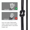 5 mm x 30 M black elastic safety rope, bungee
