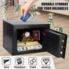 MAESTON Mini Electronic Safe Box with Digital Keypad & Keys,