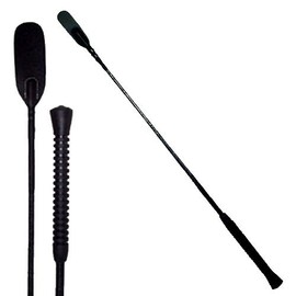 Intrepid International Horse Riding Crop with Rubber Handle, 28