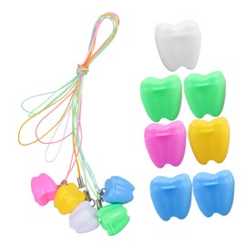 HEMOTON 12pcs Baby Teeth Box Storage Case Baby Teeth Container for Boys and Girls Baby Tooth Souvenir Box for Children Tooth Fairy Small Lightweight