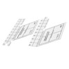 18inch Double Strip Quilting Ruler 60 Degree Diamond Quilt Ruler