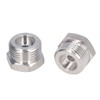 2Pcs Cola Barrel Adapter Distributor Connector Male Thread G5/8 Female