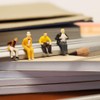 Evemodel P8715 100pcs HO Scale 1:87 Seated and Standing People