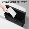 Wall Mount Mailbox for House Outside, Large Capacity Mailbox with