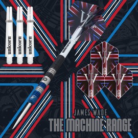 Unicorn James Wade The Machine 90% Steel Darts 22 g